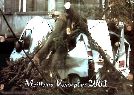 Bonne anne 2001 par le corps de sapeurs pompiers de Tours-sur-Marne